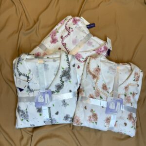 pyjama fleuré